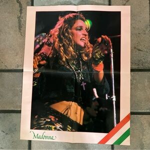 Vintage Madonna Poster Insert - Like a Virgin Tour - RARE!